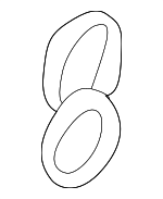 263413N100 - : Gasket for Genesis: G80, G90, GV70, GV80, GV80 Coupe Image