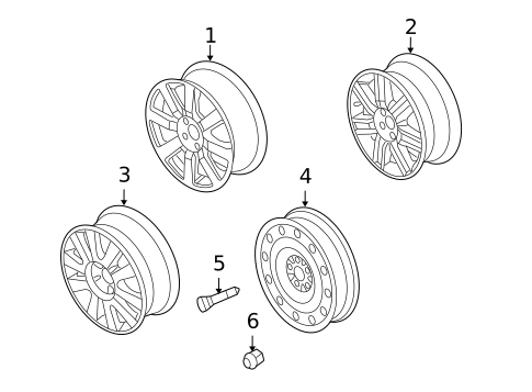 Wheel for 2009 Ford Taurus X #0