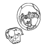 4510062032C0 - Body: 2016-2020 Toyota Mirai - Steering Wheel for Toyota: Mirai Image