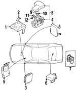 MD759545 - : Relay                   for Mitsubishi: Diamante Image