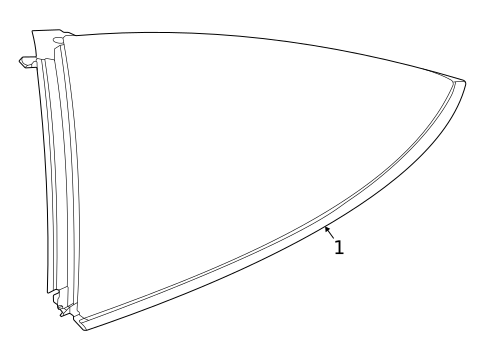 Glass & Hardware for 2021 Mercedes-Benz AMG GT Black Series #0