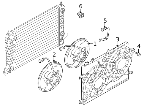 Cooling Fan for 2000 Saab 9-5 #0