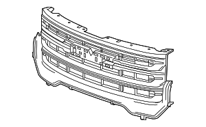 Front Grille Replacement - OEM Exterior Styling for GM | AutoNation Parts