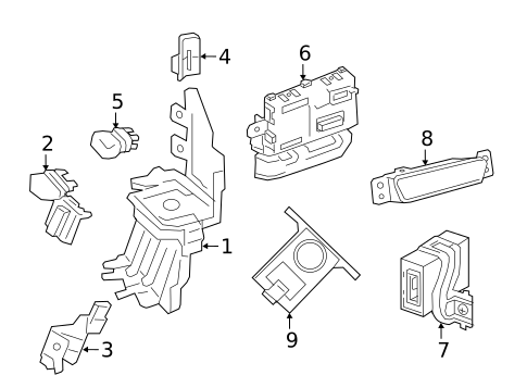 Controls for 2019 Nissan LEAF #0