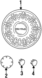 RN32PAKAB - : Wheel Cover for Chrysler: Cirrus, Sebring | Dodge: Stratus Image