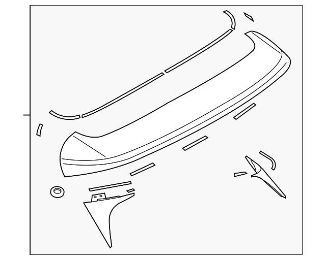 KD53-51-960C-27 - Rear Spoiler - 2013-2016 Mazda CX-5