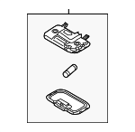 928501W000HCS - Body: Overhead Lamp for Kia: Rio Image
