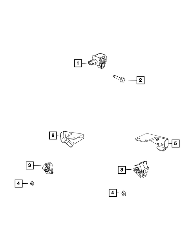 68600128AA - Electrical: Acceleration Sensor for Mopar Image