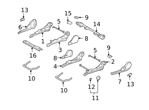 Tracks & Components for 2003 Toyota MR2 Spyder #0