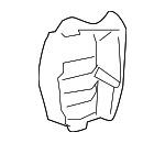 7322330120 - Electrical: Retractor Cover for Lexus: GS350, GS430, GS450h, GS460 Image