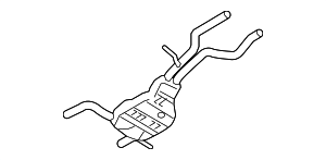 7L8253209AL - Exhaust: Exhaust Muffler for Audi Image