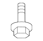 6104102AA - Engine: Trans Mount Bracket Mount Bolt for Mopar Image