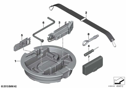 Car Tool / Lifting Jack for 2019 BMW 740iX #0