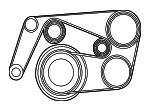 139977392 - Belts &amp; Cooling: Serpentine Belt for Mercedes-Benz Image