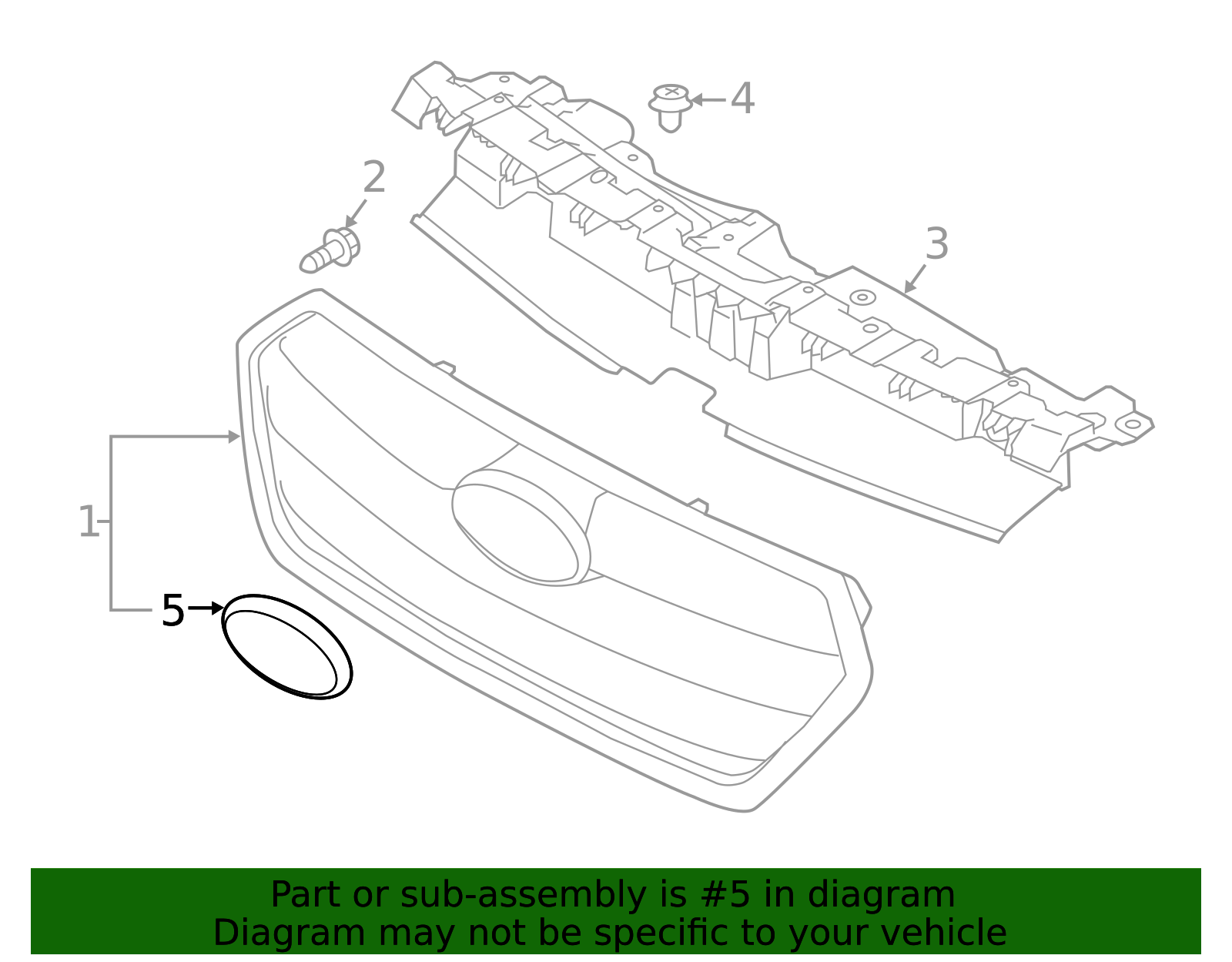 2015-2025 Subaru Emblem 93013AL000 | Subaru Online Parts