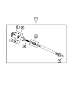 68312638AE - Differential and Drive Line: Drive Shaft for Mopar Image
