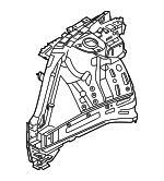 64502CV000 - Body: Apron/Rail Assembly for Kia: EV6 Image