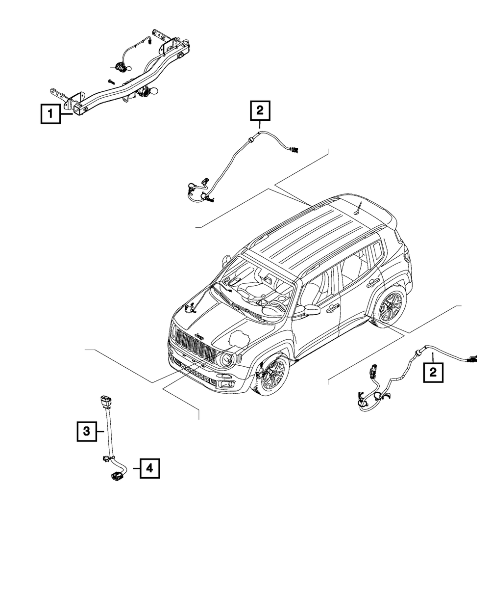 Jumper Wiring, US, Canada, Mexico - Mopar (68273115AA)