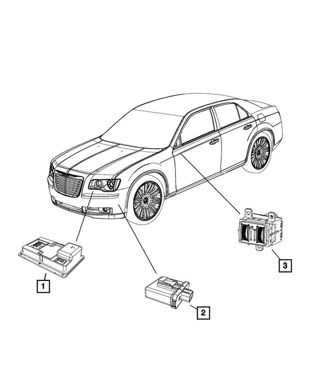 68170821AA - Electrical: Hid Ballast Module for Mopar Image image