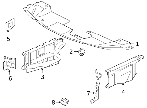 Splash Shields for 2010 Mitsubishi Endeavor #0