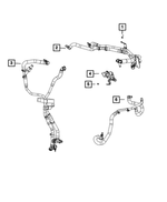 68412175AB - Air Conditioners and Heaters: Heater Return Hose for Jeep: Grand Cherokee Image