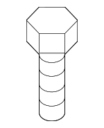 1125108256B - Body: Battery Hold Down Bolt for Kia: Cadenza, Carnival, EV6, Forte, Forte Koup, K5, K900, Niro, Niro EV, Optima, Rio, Sedona, Sorento, Soul, Sportage Image