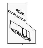 39211CA100 - : Outer Joint Assembly for Nissan Image