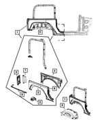 CLOSEOUT - PANEL | Mopar 55395632AB
