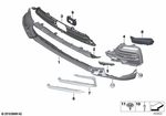 51117421792 - : Trim, Bumper Front for BMW Image