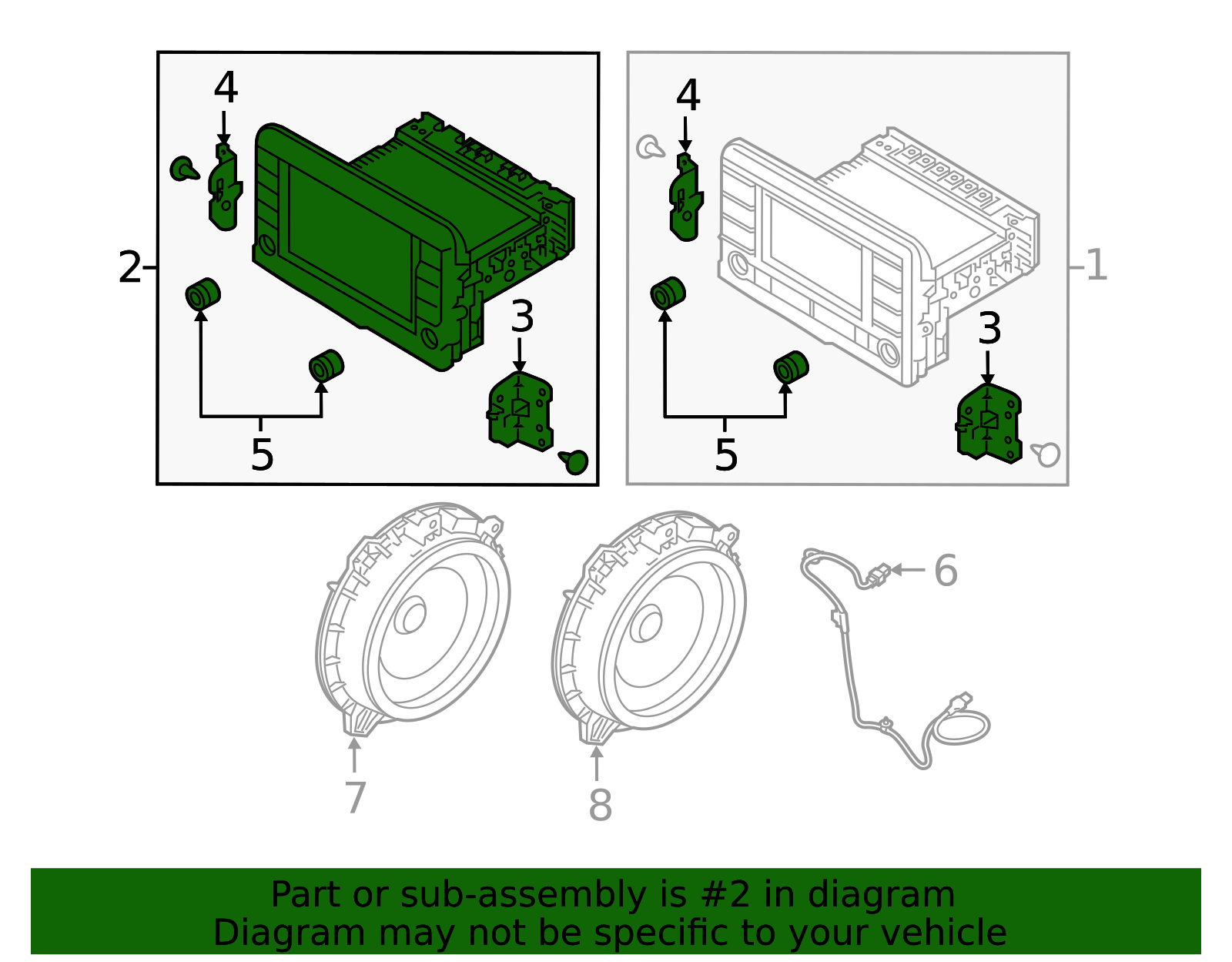 96160-H9720FHV - Radio 2021-2023 Kia Rio | Kia.Parts Store