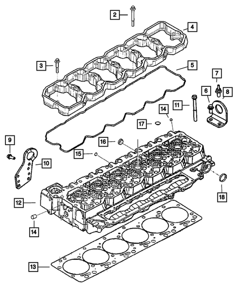 Cylinder Head for 2007 Dodge Ram 2500 #0