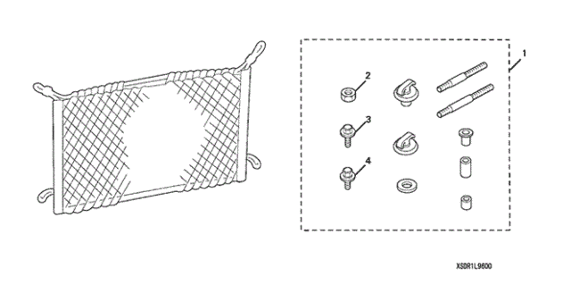 Cargo Net for 2007 Honda Accord #0