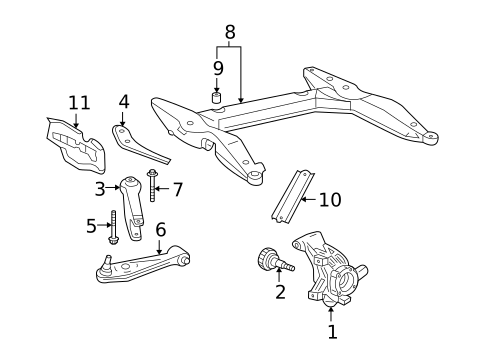 Suspension Components for 2008 Porsche 911 #2