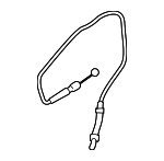 51217268446 - : Lock Cable for BMW: 228i, 228i xDrive, 230i, 230i xDrive, M2, M235i, M235i xDrive, M240i, M240i xDrive Image