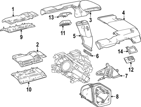 Ducts for 2025 Lexus LX700h #2