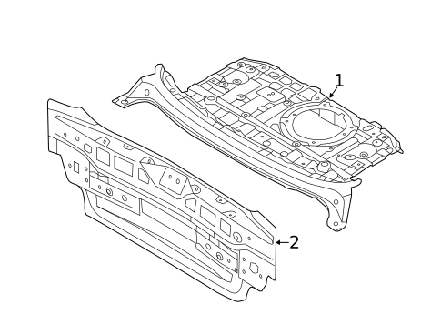 Rear Body for 2015 Kia K900 #0