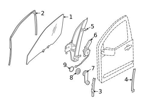 Front Door for 2009 Suzuki Equator #0