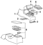 MB767872 - Body: Console for Dodge: Ram 50 Image