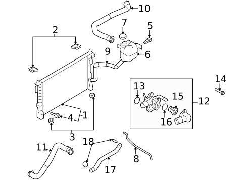 Radiators, Coolers & Related Components for 2009 Lincoln MKX #0