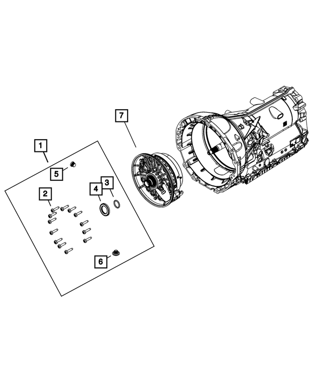 68145443AB - 8HP70; 8-Speed; Automatic Transmission: Fill Plug for Mopar Image