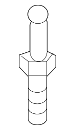900025J6A00 - Engine: Cover Assembly Bolt for Acura: MDX Image