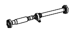 2314101006 - Universals &amp; Rear Axle: Drive Shaft for Mercedes-Benz Image
