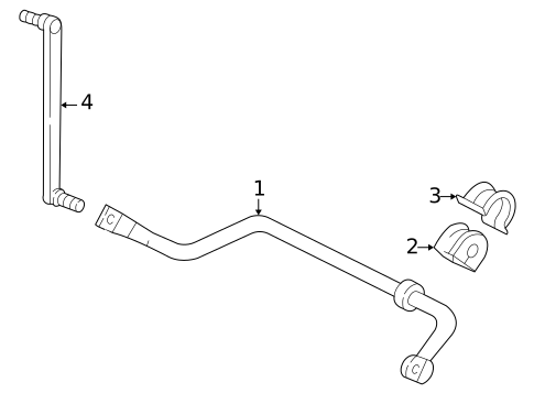 Stabilizer Bar & Components for 2005 Mercury Monterey #0