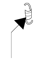 9050612063 - Body: Latch Spring for Scion: tC, xA, xB | Toyota: Camry, Crown, Crown Signia, Highlander, Matrix, Prius, Sienna, Venza, Yaris Image