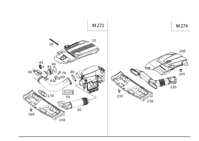 2710901929 - : Intake Manifold for Mercedes-Benz Image