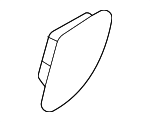 89416TD000NNB - Body: Recline Lever Cap for Hyundai Image