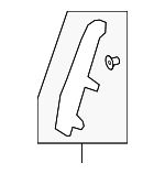 82550SZNA31ZB - : Bolster for Acura: ZDX Image