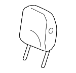 82140SZNA31ZB - Body: Headrest, Outer for Acura Image