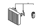 5WB816103A - HVAC: A/C Evaporator Core for Volkswagen Image
