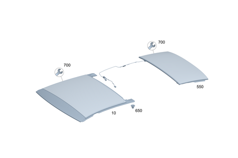 Panoramic Sunroof for 1991 Mercedes-Benz 350SD #0
